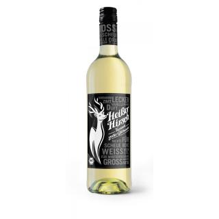 Acht Grad plus Heißer Hirsch weiß, 0,75 ltr Flasch