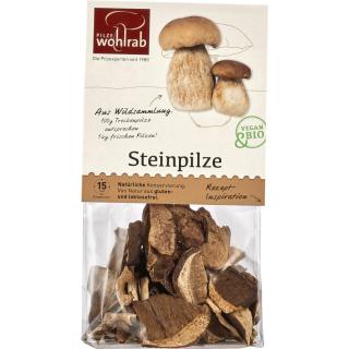 Wohlrab Pilze Steinpilze, getrocknet, 20 gr Packun