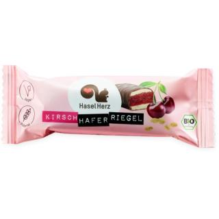 Haselherz Veganer Kirsch-Haferriegel mit Schokolad