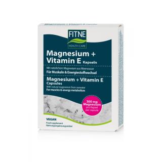 Fitne Magnesium + Vitamin E Kapseln, 60 St Packung