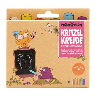 neogrün Kritzelkreide - Bunte Straßenmalkreide