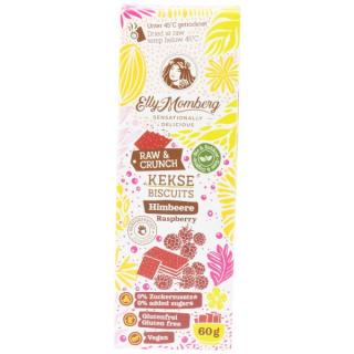 Elly Momberg Rohkost-Kekse - Himbeere, 60 g Packun