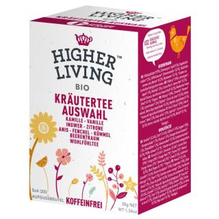 Higher Living Kräutertee Selektion, 1,9 gr, 20 Btl