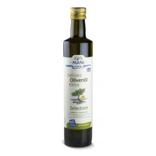 Olivenöl Mani, nativ extra, 500 ml, Bläuel
