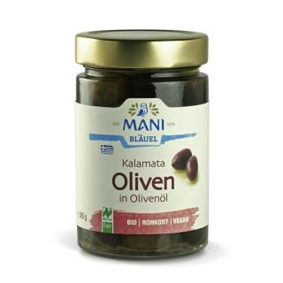 Oliven schwarz mit Stein in Öl, SB, Bläuel