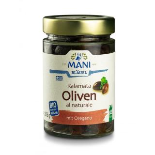 Oliven Kalamata al Naturale, SB, Bläuel