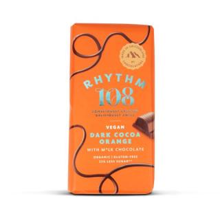 Rhythm 108 Dark Cocoa Orange Tafel, 100 g Stück