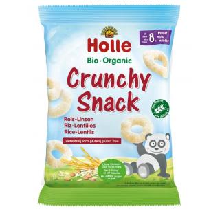 Holle Crunchy Snack Reis-Linsen, 25 gr Beutel