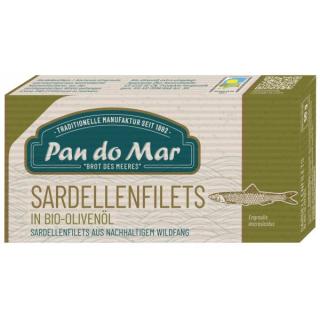 Pan do Mar Sardellenfilets,  in Bio-Olivenöl extra