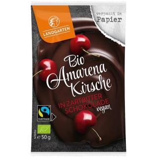 Landgarten Amarenakirsche in Zartbitter-Schokolade