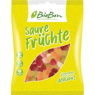 BioBon Saure Früchte vegan, 100 gr Packung