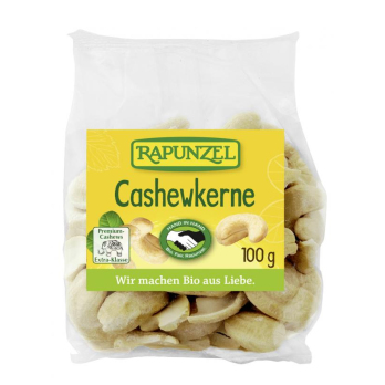 Rapunzel Cashewkerne ganz HIH, 100 gr Packung