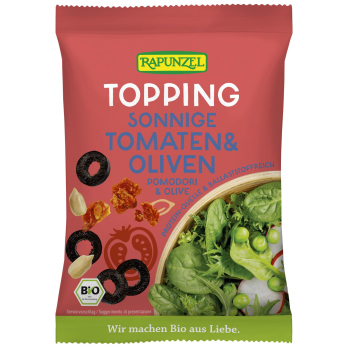 Rapunzel Topping Sonnige Tomaten, 100 g Packung