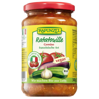 Rapunzel Ratatouille, 335 ml Glas