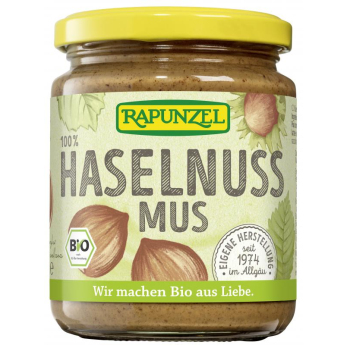 Rapunzel Haselnussmus, 250 gr Glas