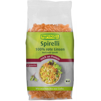 Rapunzel Rote Linsen Spirelli, 300 gr Packung