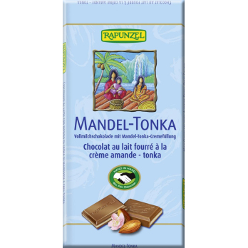 Rapunzel Vollmilch Schokolade Mandel-Tonka HIH, 10