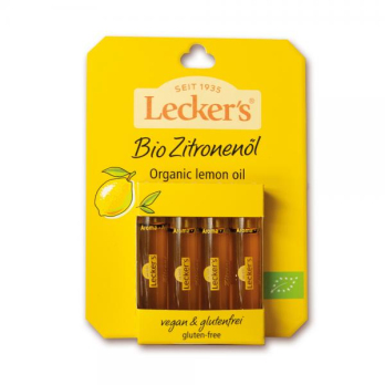 Leckers Zitronenöl, 100%, 2x4ml,  8 ml Packung