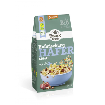 Bauckhof Hafer Müsli Hofmischung, glutenfrei 425g
