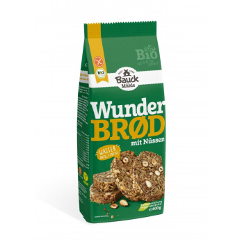 Bauck Hof Wunderbröd mit Nüssen, 600 gr Packung- g