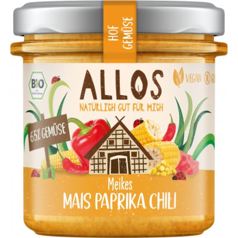 Allos Hof-Gemüse Meikes Mais Paprika Chili, 135 gr