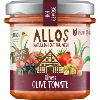 Allos Hof-Gemüse Olivers Tomate Olive, 135 gr Glas