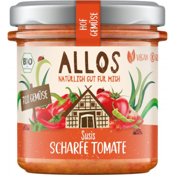 Allos Hof-Gemüse Susis scharfe Tomate, 135 gr Glas