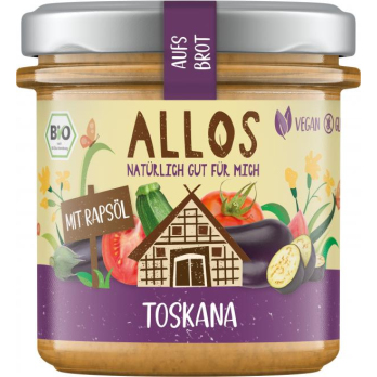 Allos Aufs Brot Toskana, 140 gr Glas