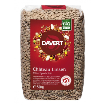 Davert Linsen Château, 500 gr Packung