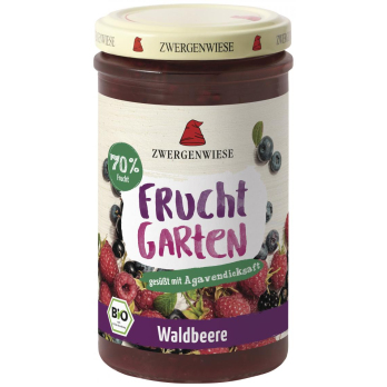 Zwergenwiese FruchtGarten Waldbeere, 225 gr Glas -