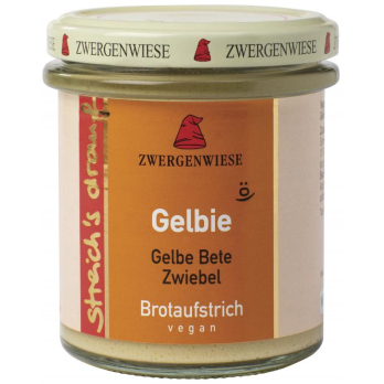 Zwergenwiese streich`s drauf Gelbie, 160 gr Glas -