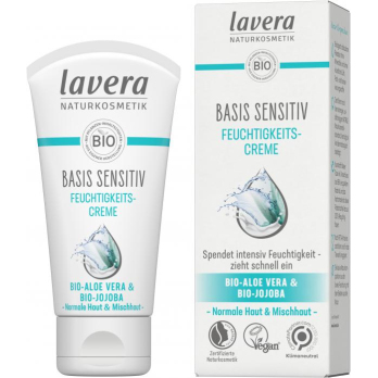 lavera Feuchtigkeitscreme, 50 ml Tube