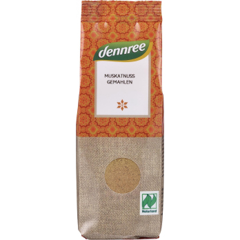 dennree Muskatnuss, gemahlen, 40 gr Packung