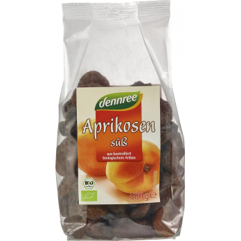 dennree Aprikosen, ganze Frucht, süß, entsteint, T