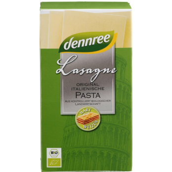 dennree Hartweizen-Lasagne, 250 gr Packung -hell-