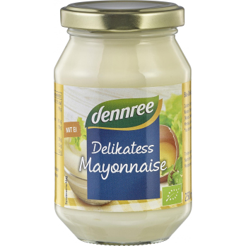 dennree Delikatess Mayonnaise, 250 ml Glas