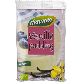 dennree Pudding Vanille 3 x 38 gr, 114 gr Packung