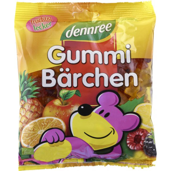 dennree Gummi-Bärchen, 400 gr Packung