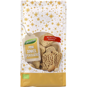 dennree Dinkel-Mandel-Spekulatius, 125 gr Packung