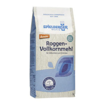 Spielberger Roggen-Vollkornmehl,, 1 kg Packung