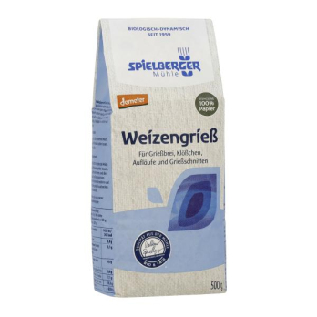 Spielberger Weichweizengrieß, 500 gr Packung