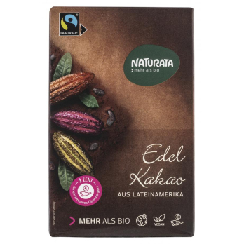 Naturata Edelkakao, schwach entölt, 125 gr Packung