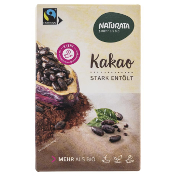 Naturata Kakaopulver, stark entölt,125 gr Packung