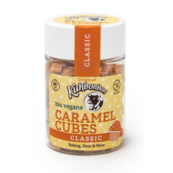 Kuhbonbon Caramel Cubes Vegan, 65 g Packung