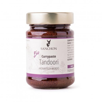 Sanchon Tandoori Curry Paste mild exotisch, 190 gr