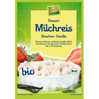 Bio Vita Milchreis Bourbon-Vanille, 115 gr Beutel