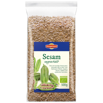 Morgenland Sesam, ungeschält, 500 gr Packung