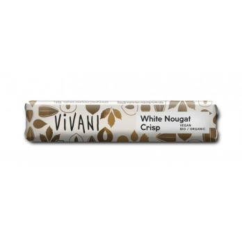 Vivani White Nougat Crisp Schokoriegel mit Reisdri