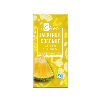 iChoc Jackfruit Coconut, 80 g Stück