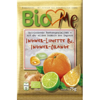 BIO loves Me Ingwer Limette & Ingwer Orange Bonbon